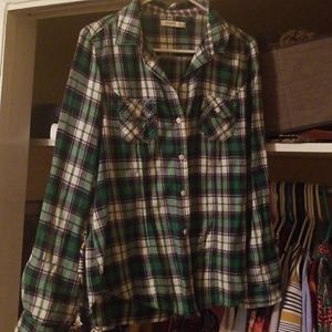Old Navy Plaid Button Up